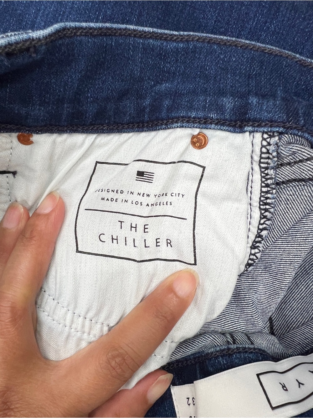 AYR The Chiller Skinny Jeans in Sunrise Blue Size 26 - Picture 15 of 15